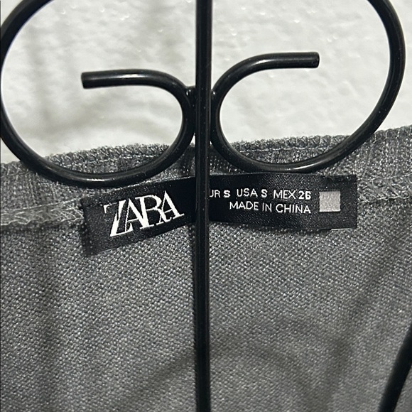 Zara Charcoal Sleeveless Tank Top - Picture 7 of 7